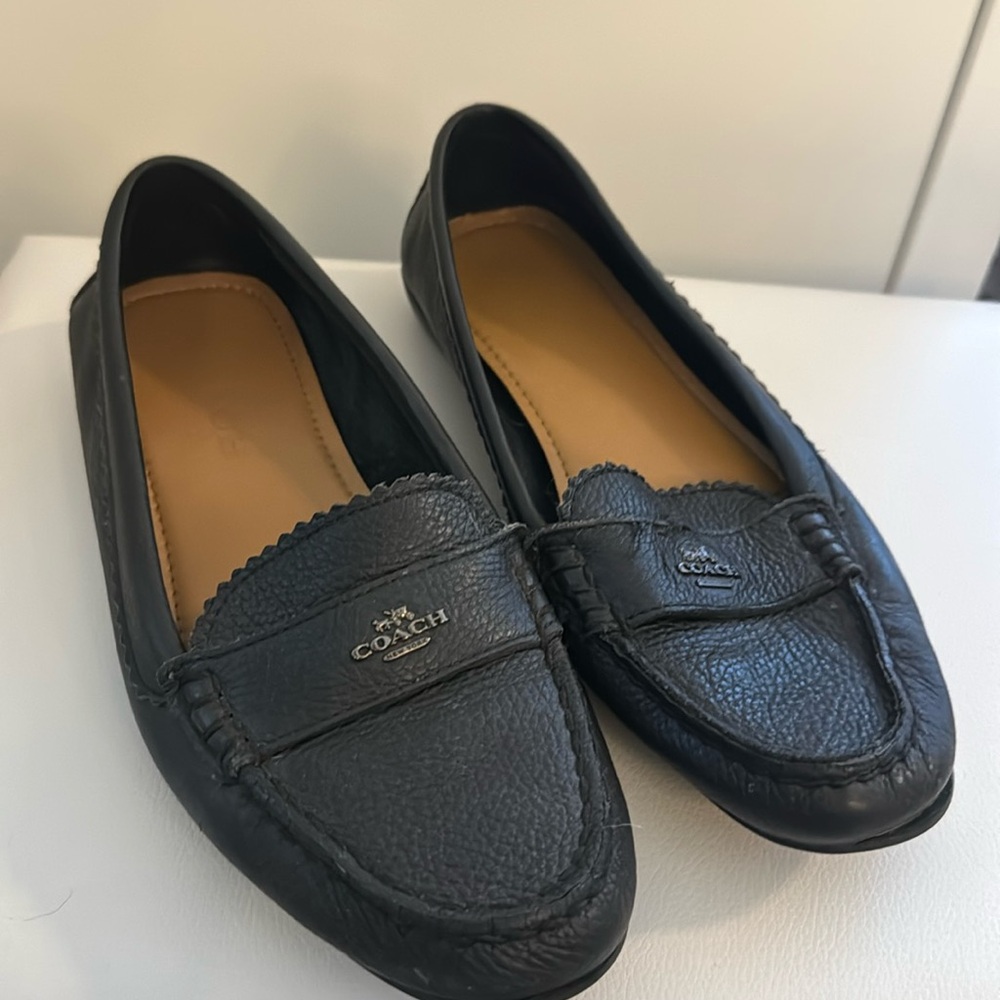 Coach Driving Shoes Black Gem